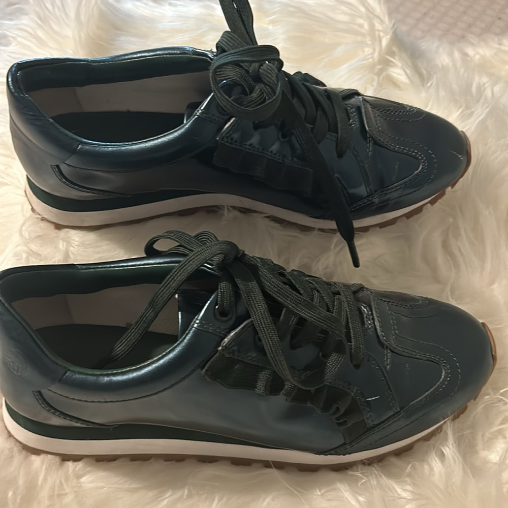 Tory Sport Ruffle Trainer Shoes - Picture 5 of 5